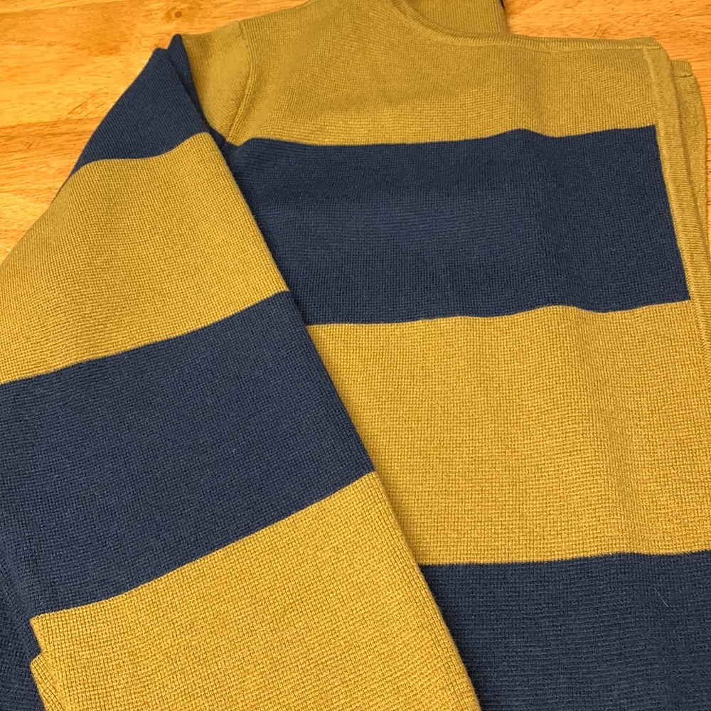 J.Crew Rugby Stripe Juliette Collarless Sweater Blazer